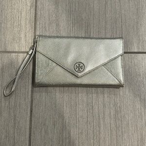 Tory Burch Metallic Wristlet wallet/purse